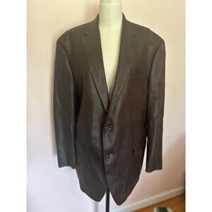 Ralph Lauren Faux Suede Sport Coat Brown Blazer 44R